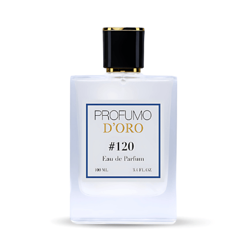Profumo D’oro #120 – eleganter Flakon, Hauptansicht des zitrisch-frischen Eau de Parfum